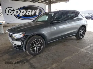 2019 Mercedes-Benz GLC 300 with VIN WDC0G4KB0KF666917, listed as a Copart auction lot 63465335 with 54,894 mi miles and Salvage title. Bid and sale history available at DreamBid. Image 1.