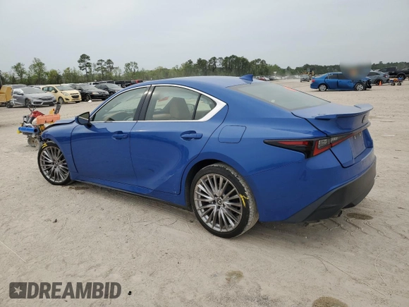 2022 Lexus IS 300 z VIN JTHDA1D20N5121281, wystawiony jako Copart lot #50661515 z przebiegiem 40 188 mil mil oraz Szkoda całkowita • Salvage title. Historia ofert i sprzedaży dostępna na DreamBid. Obrazek 2.