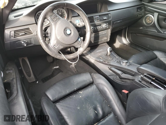 2009 BMW M3 with VIN WBSWD935X9P361193, listed as a Copart auction lot 87523775 with 0 mi miles and Salvage Title. Bid and sale history available at carsss.com. Image 8.