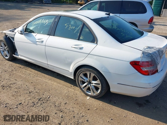 2013 Mercedes-Benz C 300 Sport with VIN WDDGF8AB8DR273075, listed as a IAAI auction lot 42406838 with Not provided miles and . Bid and sale history available at DreamBid. Image 3.