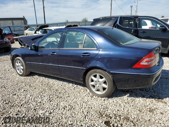 2001 Mercedes-Benz C 320 with VIN WDBRF64J01F046999, listed as a Copart auction lot 74227524 with 111,921 mi miles and Salvage Title. Bid and sale history available at DreamBid. Image 2.