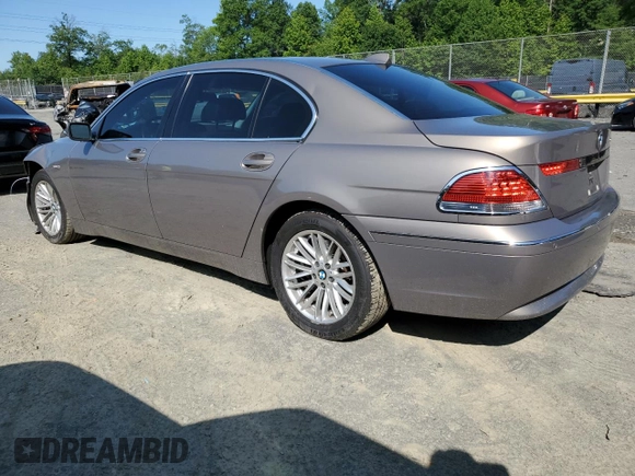 2005 BMW 7 Series 745Li z VIN WBAGN63535DS60710, wystawiony jako Copart lot #58921295 z przebiegiem 94 748 mil mil oraz Szkoda całkowita • Salvage title. Historia ofert i sprzedaży dostępna na DreamBid. Obrazek 2.