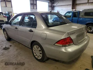 2006 Mitsubishi Lancer ES with VIN JA3AJ26E46U068219, listed as a Copart auction lot 89313665 with 63,616 mi miles and Salvage Title. Bid and sale history available at carsss.com. Image 2.