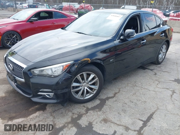2016 Infiniti Q50 3.0t Premium with VIN JN1EV7AR7GM344539, listed as a IAAI auction lot 42040467 with 162,979 mi miles. Bid and sale history available at carsss.com. Image 18.
