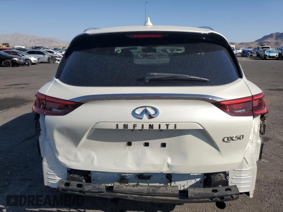 2021 Infiniti QX50 Luxe z VIN 3PCAJ5BA0MF124281, wystawiony jako Copart lot #54603095 z przebiegiem 41 824 mil mil oraz Szkoda całkowita • Salvage title. Historia ofert i sprzedaży dostępna na DreamBid. Obrazek 6.