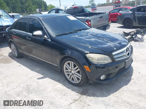 2009 Mercedes-Benz C 300 Sport with VIN WDDGF81X39R077130, listed as a IAAI auction lot 42546782 with 151,389 mi miles and . Bid and sale history available at DreamBid. Image 1.
