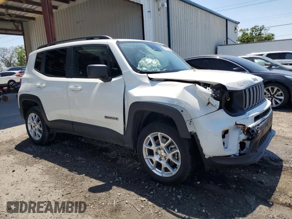 2023 Jeep Renegade Latitude with VIN ZACNJDB13PPP25545, listed as a Copart auction lot 52285225 with 38,394 mi miles and Non Repairable. Bid and sale history available at carsss.com. Image 4.