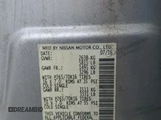 2016 Nissan Frontier SV with VIN 1N6AD0FVXGN786315, listed as a Copart auction lot 51430085 with 46,137 mi miles and Salvage title. Bid and sale history available at DreamBid. Image 12.