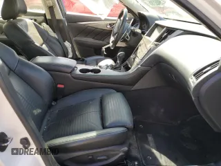 2017 Infiniti Q50 Red Sport 400 with VIN JN1FV7AR9HM870161, listed as a Copart auction lot 48852795 with 68,890 mi miles and Salvage title. Bid and sale history available at DreamBid. Image 7.