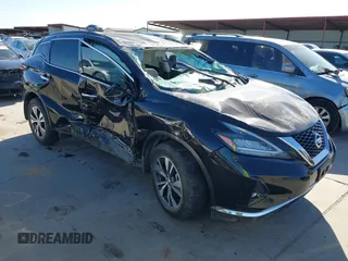 2022 Nissan Murano SV z VIN 5N1AZ2BJ4NC121479, wystawiony jako IAAI lot #41210708 z przebiegiem 56 959 mil mil oraz . Historia ofert i sprzedaży dostępna na DreamBid. Obrazek 1.