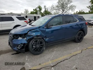 2021 Chevrolet Equinox LT z VIN 3GNAXUEV0ML382381, wystawiony jako Copart lot #54836515 z przebiegiem 88 630 mil mil oraz Szkoda całkowita • Salvage title. Historia ofert i sprzedaży dostępna na DreamBid. Obrazek 1.