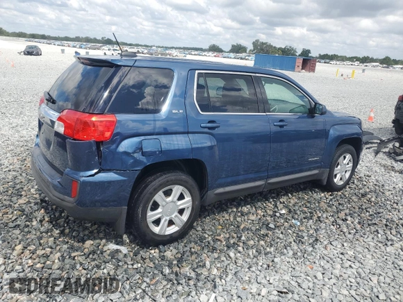 2016 GMC Terrain SLE with VIN 2GKALMEK5G6290027, listed as a Copart auction lot 54821715 with 79,137 mi miles and Salvage Title. Bid and sale history available at carsss.com. Image 3.