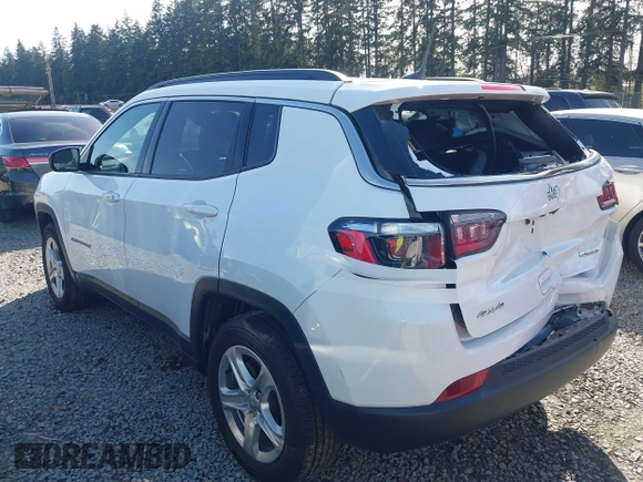 2023 Jeep Compass Latitude with VIN 3C4NJDBN7PT561666, listed as a IAAI auction lot 41956815 with 49,392 mi miles and . Bid and sale history available at DreamBid. Image 3.