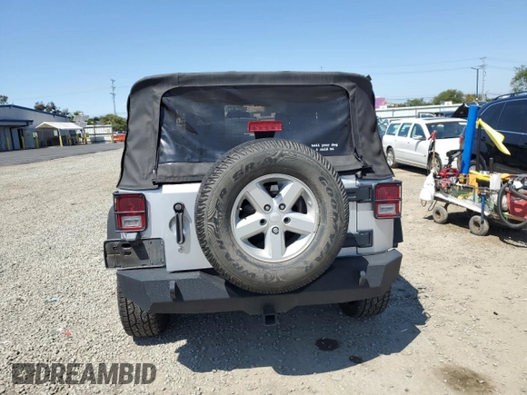 2008 Jeep Wrangler X with VIN 1J4FA24198L508543, listed as a Copart auction lot 51365015 with 82,142 mi miles and Salvage Title. Bid and sale history available at DreamBid. Image 6.