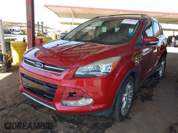 2013 Ford Escape Titanium with VIN 1FMCU0J96DUB08681, listed as a IAAI auction lot 42068864 with 102,094 mi miles and . Bid and sale history available at carsss.com. Image 17.