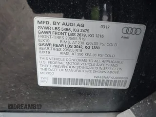 2018 Audi Q5 Premium Plus z VIN WA1BNAFY2J2008789, wystawiony jako IAAI lot #41899063 z przebiegiem 106 739 mil mil oraz . Historia ofert i sprzedaży dostępna na DreamBid. Obrazek 9.