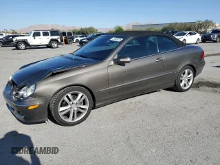 2008 Mercedes-Benz CLK 350 z VIN WDBTK56F68F249166, wystawiony jako Copart lot #57809815 z przebiegiem 163 167 mil mil oraz Szkoda całkowita • Salvage title. Historia ofert i sprzedaży dostępna na DreamBid. Obrazek 1.