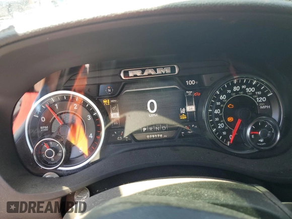 2021 Ram 3500 Laramie with VIN 3C63RRJL3MG576917, listed as a Copart auction lot 51473085 with 79,176 mi miles and Non Repairable. Bid and sale history available at carsss.com. Image 9.