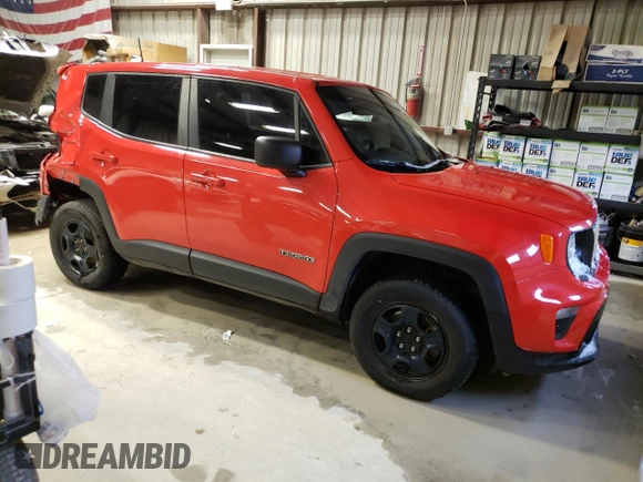 2020 Jeep Renegade Sport z VIN ZACNJBAB2LPK96116, wystawiony jako Copart lot #37249614 z przebiegiem 73 424 mil mil oraz Szkoda całkowita • Salvage title. Historia ofert i sprzedaży dostępna na DreamBid. Obrazek 4.