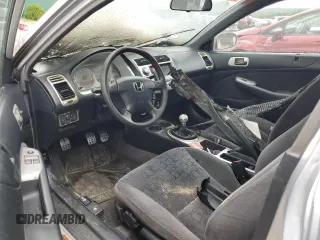2001 Honda Civic EX with VIN 1HGEM21901L072434, listed as a Copart auction lot 58235774 with 0 mi miles and Salvage Title. Bid and sale history available at carsss.com. Image 8.