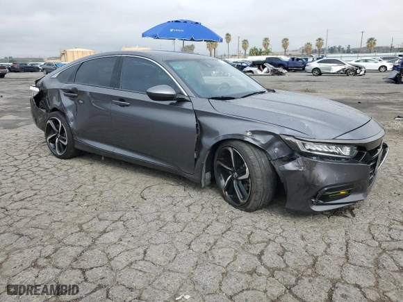 2018 Honda Accord Sedan Sport 1.5T with VIN 1HGCV1F36JA097899, listed as a Copart auction lot 51020985 with 111,989 mi miles and Salvage Title. Bid and sale history available at carsss.com. Image 4.
