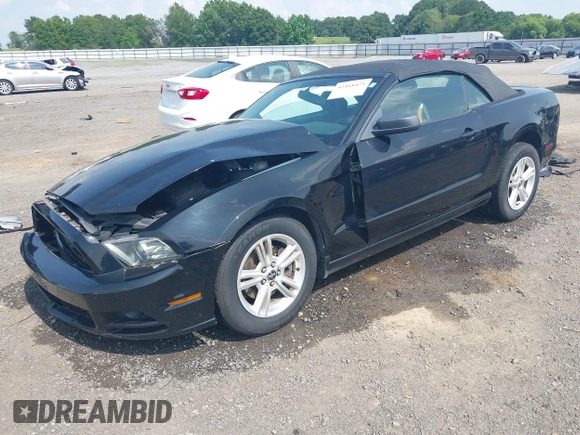 2013 Ford Mustang V6 with VIN 1ZVBP8EM7D5205089, listed as a IAAI auction lot 42418475 with 236,545 mi miles and . Bid and sale history available at DreamBid. Image 18.