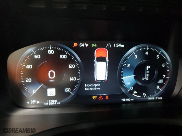 2017 Volvo XC90 Momentum with VIN YV4A22PK3H1176190, listed as a Copart auction lot 50542275 with 113,888 mi miles and Salvage Title. Bid and sale history available at carsss.com. Image 9.