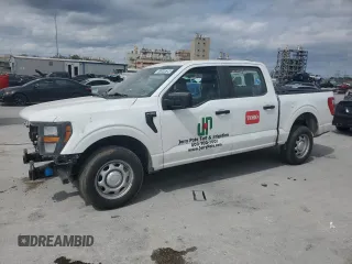 2023 Ford F-150 XL with VIN 1FTEW1C52PFB62110, listed as a Copart auction lot 46035545 with 51,782 mi miles and Non Repairable. Bid and sale history available at carsss.com. Image 1.