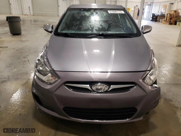 2013 Hyundai Accent GL with VIN KMHCT5AE3DU136211, listed as a Copart auction lot 51840115 with 48,811 mi miles and Salvage Title. Bid and sale history available at carsss.com. Image 5.