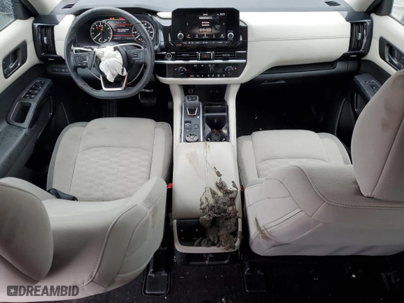 2024 Nissan Pathfinder SV with VIN 5N1DR3BC4RC227327, listed as a Copart auction lot 65517934 with 12,858 mi miles and Non Repairable. Bid and sale history available at carsss.com. Image 8.