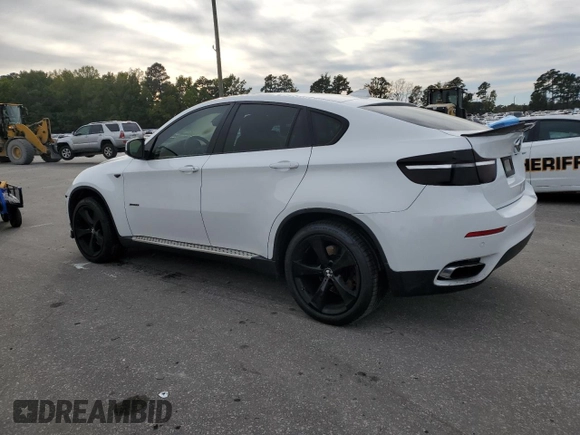 2011 BMW X6 50i with VIN 5UXFG8C51BLZ96811, listed as a Copart auction lot 75038764 with 0 mi miles and Salvage Title. Bid and sale history available at carsss.com. Image 2.
