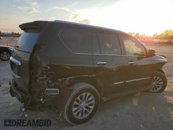 2019 Lexus GX with VIN JTJBM7FX8K5215879, listed as a Copart auction lot 84490814 with 101,280 mi miles and Salvage Title. Bid and sale history available at carsss.com. Image 3.