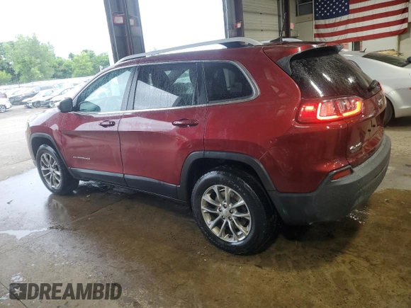 2019 Jeep Cherokee Latitude Plus with VIN 1C4PJMLB9KD122500, listed as a Copart auction lot 62504075 with 129,248 mi miles and Salvage title. Bid and sale history available at DreamBid. Image 2.