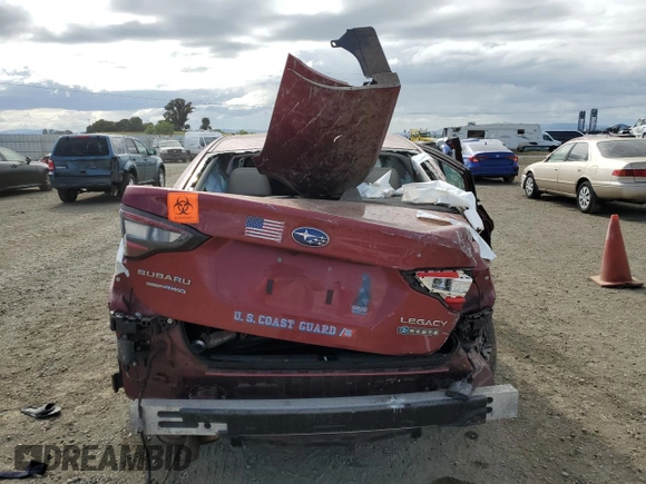 2020 Subaru Legacy Limited z VIN 4S3BWAL69L3020618, wystawiony jako Copart lot #54727275 z przebiegiem Nie podano mil oraz Szkoda całkowita • Salvage title. Historia ofert i sprzedaży dostępna na DreamBid. Obrazek 6.