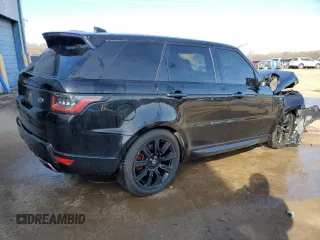 2018 Land Rover Range Rover Sport HSE Dynamic with VIN SALWV2SV9JA812238, listed as a Copart auction lot 44374695 with 53,014 mi miles and Salvage Title. Bid and sale history available at carsss.com. Image 3.