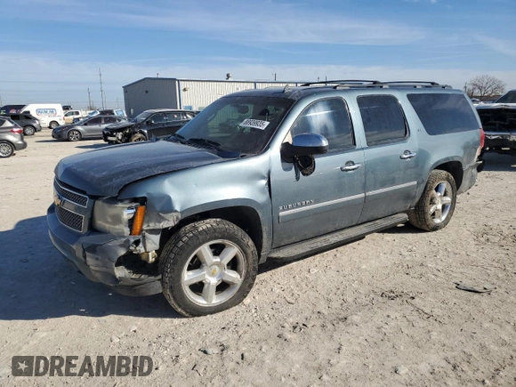 2010 Chevrolet Suburban LTZ with VIN 1GNUKKE37AR165641, listed as a Copart auction lot 88939935 with 203,190 mi miles and Salvage title. Bid and sale history available at DreamBid. Image 1.