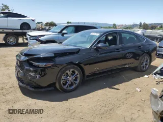 2024 Honda Accord EX-L with VIN 1HGCY2F64RA024596, listed as a Copart auction lot 62212885 with 17,007 mi miles and Salvage title. Bid and sale history available at DreamBid. Image 1.