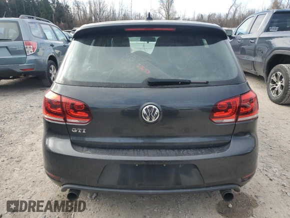 2010 Volkswagen GTI with VIN WVWHV7AJXAW186245, listed as a Copart auction lot 81362664 with 43,085 mi miles and Clean Title. Bid and sale history available at carsss.com. Image 6.