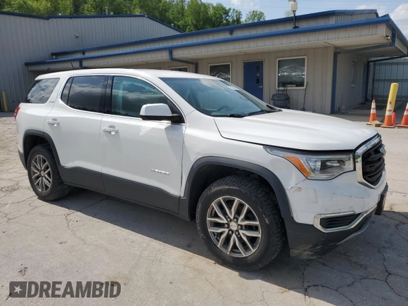 2018 GMC Acadia SLE with VIN 1GKKNRLA7JZ143208, listed as a Copart auction lot 55074595 with 67,027 mi miles and Salvage title. Bid and sale history available at DreamBid. Image 4.