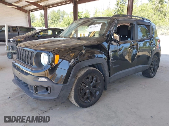 2017 Jeep Renegade Altitude with VIN ZACCJABB6HPG25765, listed as a IAAI auction lot 42374264 with 44,487 mi miles and . Bid and sale history available at DreamBid. Image 2.