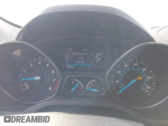 2014 Ford Escape SE with VIN 1FMCU0GX1EUB23743, listed as a IAAI auction lot 40893420 with 74,506 mi miles. Bid and sale history available at carsss.com. Image 7.
