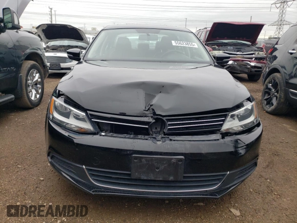 2013 Volkswagen Jetta SE with VIN 3VWDX7AJ3DM360070, listed as a Copart auction lot 55623855 with 75,104 mi miles and Salvage title. Bid and sale history available at DreamBid. Image 5.