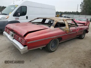 1975 Chevrolet Caprice z VIN 1N47H5J201330, wystawiony jako Copart lot #66966454 z przebiegiem Nie podano mil oraz Szkoda całkowita • Salvage title. Historia ofert i sprzedaży dostępna na DreamBid. Obrazek 3.