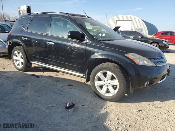 2006 Nissan Murano SL with VIN JN8AZ08W86W526213, listed as a Copart auction lot 85296834 with 202,884 mi miles and Salvage Title. Bid and sale history available at carsss.com. Image 4.