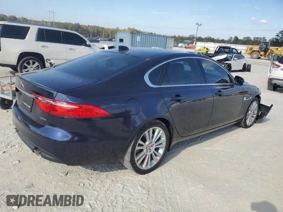 2018 Jaguar XF 25t Prestige with VIN SAJBE4FX1JCY55975, listed as a Copart auction lot 77982034 with 45,457 mi miles and Salvage Title. Bid and sale history available at carsss.com. Image 3.