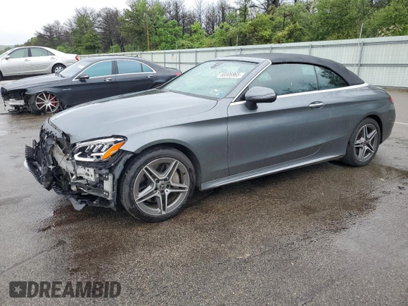 2019 Mercedes-Benz C 300 with VIN WDDWK8EBXKF834621, listed as a Copart auction lot 60306965 with 47,136 mi miles and Salvage title. Bid and sale history available at DreamBid. Image 1.