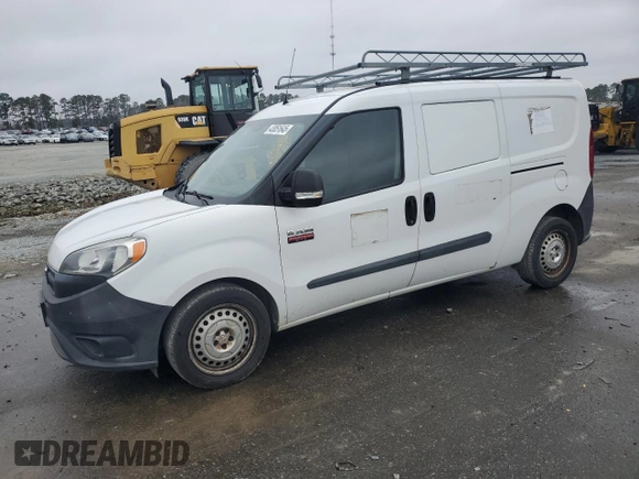 2015 Ram ProMaster City Cargo Tradesman with VIN ZFBERFAT4F6972216, listed as a Copart auction lot 43051645 with 115,567 mi miles and Clean Title. Bid and sale history available at carsss.com. Image 1.