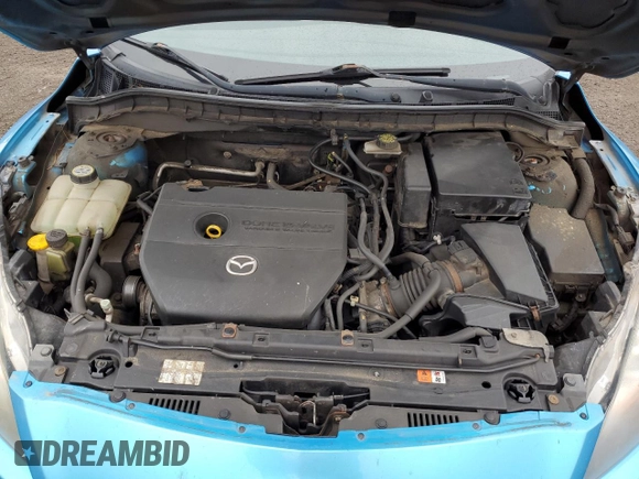 2011 Mazda 3 GX with VIN JM1BL1KF1B1458831, listed as a Copart auction lot 71309894 with 270,548 mi miles and Salvage Title. Bid and sale history available at carsss.com. Image 11.