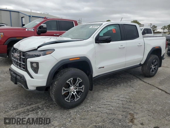 2023 GMC Canyon 4WD AT4 with VIN 1GTP6DEK5P1215120, listed as a Copart auction lot 79029374 with 16,520 mi miles and Salvage Title. Bid and sale history available at carsss.com. Image 1.