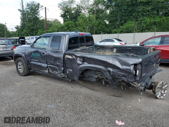 2016 Toyota Tacoma SR5 with VIN 5TFSZ5AN3GX037843, listed as a Copart auction lot 64156795 with Not provided miles and Salvage title. Bid and sale history available at DreamBid. Image 2.